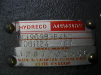 Hydraulipumppu - Rakennuskoneet Hydreco Hamworthy BC1909B3B45C: kuva Hydraulipumppu - Rakennuskoneet Hydreco Hamworthy BC1909B3B45C