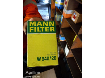  MANN-FILTER lot de 5 filtres W940-20 - Ilmansuodatin