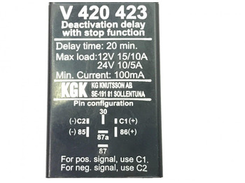 Sähköjärjestelmä KGK XF105 (01.05-): kuva Sähköjärjestelmä KGK XF105 (01.05-)