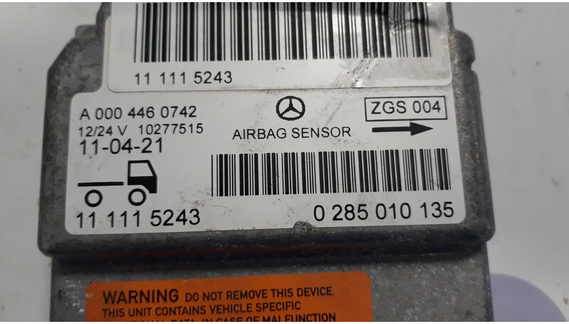 Ohjainyksikkö - Kuorma-auto Mercedes-Benz airbag sensor: kuva Ohjainyksikkö - Kuorma-auto Mercedes-Benz airbag sensor