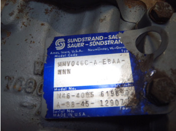Hydraulimoottori - Rakennuskoneet Sauer Sundstrand MMV046C-A-EBAA-NNN -: kuva Hydraulimoottori - Rakennuskoneet Sauer Sundstrand MMV046C-A-EBAA-NNN -