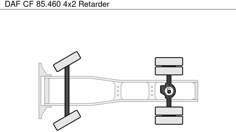 Vetopöytäauto DAF CF 85.460 4x2 Retarder: kuva Vetopöytäauto DAF CF 85.460 4x2 Retarder