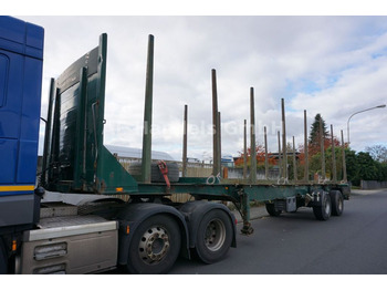 Kässbohrer SB 12-20 NL Holztransporter *8xRungen - Puu puoliperävaunu: kuva Kässbohrer SB 12-20 NL Holztransporter *8xRungen - Puu puoliperävaunu
