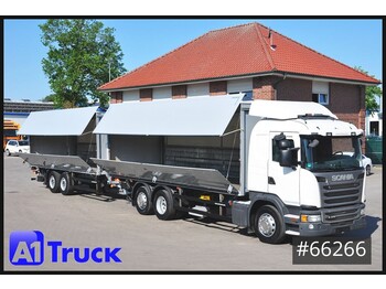 SCANIA G410 LB 6X2, Getränke Böse, Schwenkwand - Juomien kuljetukseen kuorma-auto: kuva SCANIA G410 LB 6X2, Getränke Böse, Schwenkwand - Juomien kuljetukseen kuorma-auto
