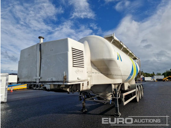Feldbinder Tri Axle Cement Trailer, BPW Axles - Säiliöpuoliperävaunu: kuva Feldbinder Tri Axle Cement Trailer, BPW Axles - Säiliöpuoliperävaunu