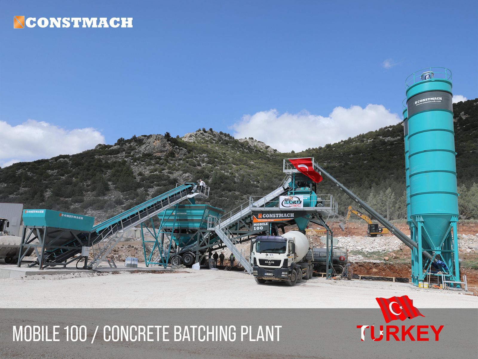 Constmach Concrete Batching Plants & Crushing and Screening Plants - Rakennuskoneet - Vuosi: 2025 undefined: kuva Constmach Concrete Batching Plants & Crushing and Screening Plants - Rakennuskoneet - Vuosi: 2025 undefined