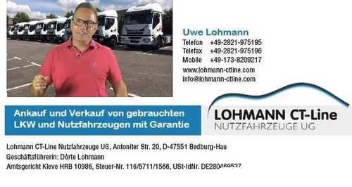 SCHMIDT 3-Achs Kofferauflieger+ LBW - Puoliperävaunu