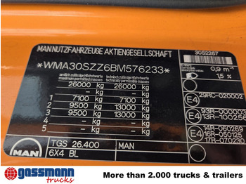Kuorma-auto alusta MAN TGS 26.400 6X4 BL: kuva Kuorma-auto alusta MAN TGS 26.400 6X4 BL