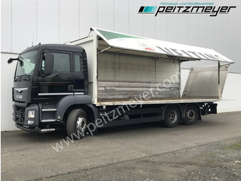 Juomien kuljetukseen kuorma-auto MAN TGS 26.360