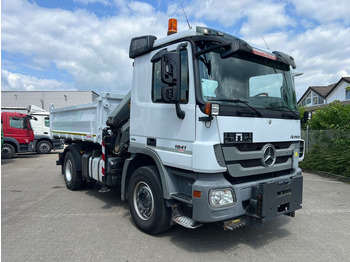Kippiauto kuorma-auto, Nosturiauto Mercedes-Benz Actros 1841 K 2-Achs Kipper Kran Funk/2xhydr+Gre Mercedes-Benz Actros 1841 K 2-Achs Kipper Kran Funk/2xhydr+Gre: kuva Kippiauto kuorma-auto, Nosturiauto Mercedes-Benz Actros 1841 K 2-Achs Kipper Kran Funk/2xhydr+Gre Mercedes-Benz Actros 1841 K 2-Achs Kipper Kran Funk/2xhydr+Gre