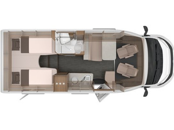 Puoli-integroitu asuntoauto KNAUS