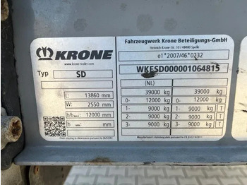 Umpikori puoliperävaunu Krone 2023 Krone XL mega hupac flat with damage: kuva Umpikori puoliperävaunu Krone 2023 Krone XL mega hupac flat with damage