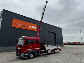 Kuljetin kuorma-auto, Nosturiauto MAN TGL 8.180 Dubbele Cabine (DOKA), HMF535 K3 kraan met slechts 283 uur en 211.164km, EURO-6, oprij-platen, NL-truck, APK: 11/2025: kuva Kuljetin kuorma-auto, Nosturiauto MAN TGL 8.180 Dubbele Cabine (DOKA), HMF535 K3 kraan met slechts 283 uur en 211.164km, EURO-6, oprij-platen, NL-truck, APK: 11/2025