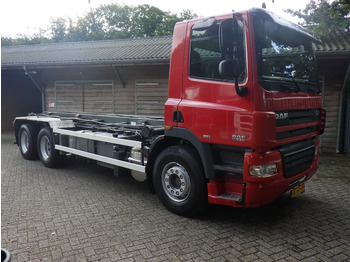 Kuorma-auto - vaijerivaihtolava DAF CF 85 410 Euro 5 / Manual / Blad-Lucht / Boogie - Liftas / HTS Kabel / 9 T vooras / Airco: kuva Kuorma-auto - vaijerivaihtolava DAF CF 85 410 Euro 5 / Manual / Blad-Lucht / Boogie - Liftas / HTS Kabel / 9 T vooras / Airco