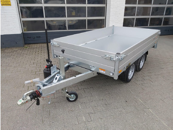 Kippiauto perävaunu Saris Kipper K1 276 150 2000 2 276x150x30cm silver Handpumpe 13" (S) 2000kg: kuva Kippiauto perävaunu Saris Kipper K1 276 150 2000 2 276x150x30cm silver Handpumpe 13" (S) 2000kg