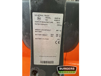 Pinoamistrukki BT SWE120: kuva Pinoamistrukki BT SWE120 Pinoamistrukki BT SWE120: kuva Pinoamistrukki BT SWE120