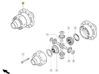 Akseli ja osat JAGUAR