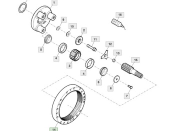 Vaihteisto JOHN DEERE