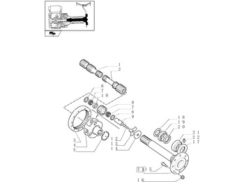 Vetoakseli NEW HOLLAND