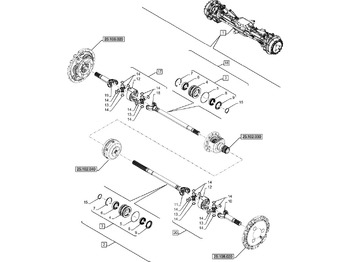 Vetoakseli NEW HOLLAND