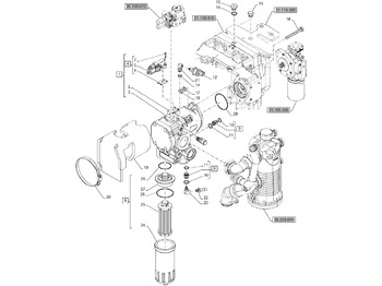 Hydraulinen suodatin NEW HOLLAND