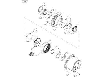 Pyörän napa NEW HOLLAND