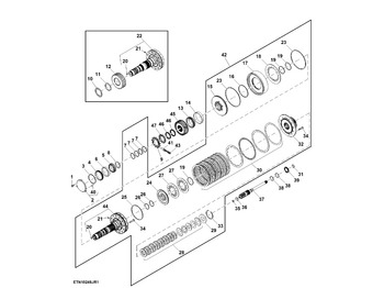 Kytkin ja osat JOHN DEERE
