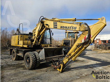 Pyöräalustainen kaivinkone Komatsu PW130ES-6K: kuva Pyöräalustainen kaivinkone Komatsu PW130ES-6K