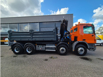 Koukkulava kuorma-auto, Nosturiauto Mercedes-Benz Actros 3241 8X4 Containersysteem/ 20T HMF crane/ Manual: kuva Koukkulava kuorma-auto, Nosturiauto Mercedes-Benz Actros 3241 8X4 Containersysteem/ 20T HMF crane/ Manual