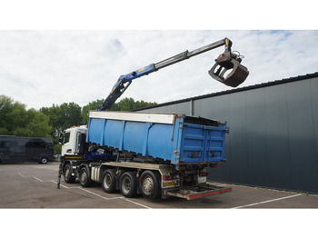 Nosturiauto Scania G 490 10X4 CABLE SYSTEM TRUCK WITH PALFINGER Q180Z95TR CRANE: kuva Nosturiauto Scania G 490 10X4 CABLE SYSTEM TRUCK WITH PALFINGER Q180Z95TR CRANE