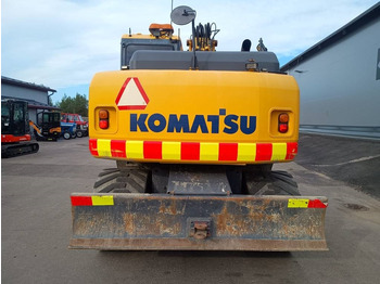 Pyöräalustainen kaivinkone Komatsu MYYTY! SOLD! PW140-7 PYÖRITTÄJÄLLÄ: kuva Pyöräalustainen kaivinkone Komatsu MYYTY! SOLD! PW140-7 PYÖRITTÄJÄLLÄ