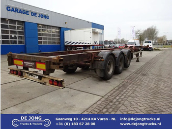 Konttialus/ Vaihtokuormatilat puoliperävaunu RENDERS