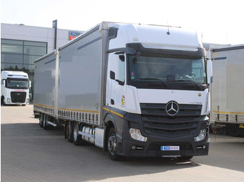 Pressukapelli kuorma-auto Mercedes-Benz Actros 2542, 6X2, EURO 6, AIR SUSPENSION + PANAV TV018H: kuva Pressukapelli kuorma-auto Mercedes-Benz Actros 2542, 6X2, EURO 6, AIR SUSPENSION + PANAV TV018H
