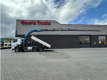 Nosturiauto Mercedes-Benz Arocs 3351 963-2-E 6X4 KIPPER / TIPPER + PALFINGER PK30.002 TEC7 KRAAN / KRAN / CRANE / GRUA: kuva Nosturiauto Mercedes-Benz Arocs 3351 963-2-E 6X4 KIPPER / TIPPER + PALFINGER PK30.002 TEC7 KRAAN / KRAN / CRANE / GRUA