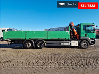 Nosturiauto, Lava-kuorma-auto MAN TGS 26.460 6X2-4 BL / Intarder / Atlas 172.3E-A4: kuva Nosturiauto, Lava-kuorma-auto MAN TGS 26.460 6X2-4 BL / Intarder / Atlas 172.3E-A4