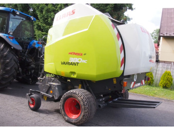 Pyöröpaalain Prasa Claas VARIANT 380 RC  2014 Prasa rolująca z nożami i opuszczana podłoga: kuva Pyöröpaalain Prasa Claas VARIANT 380 RC  2014 Prasa rolująca z nożami i opuszczana podłoga
