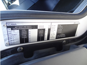 Lava-kuorma-auto, Nosturiauto Scania P230 4X2 Kran Atlas 92.2 A2: kuva Lava-kuorma-auto, Nosturiauto Scania P230 4X2 Kran Atlas 92.2 A2
