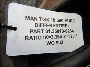 Differentiaali - Kuorma-auto MAN 81.35010-6254 / 3,364 . Z=37:11 DIFFERENTIEEL MAN 18.560 EURO 6: kuva Differentiaali - Kuorma-auto MAN 81.35010-6254 / 3,364 . Z=37:11 DIFFERENTIEEL MAN 18.560 EURO 6