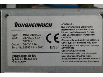 Akku - Materiaalinkäsittely Jungheinrich 50461442 | Charger build in 24V/9A gel for EMC110 sn. 52752/11/2012 Charger build in 24V/9A gel for EMC110 sn. 52752/11/2012: kuva Akku - Materiaalinkäsittely Jungheinrich 50461442 | Charger build in 24V/9A gel for EMC110 sn. 52752/11/2012 Charger build in 24V/9A gel for EMC110 sn. 52752/11/2012