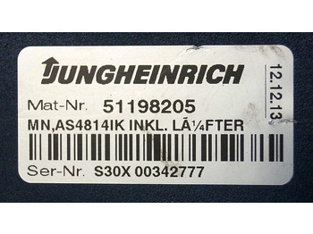 Ohjainyksikkö - Materiaalinkäsittely Jungheinrich 51159321 | Rij/hef regeling drive/lifting controller AS4814Ik Index: kuva Ohjainyksikkö - Materiaalinkäsittely Jungheinrich 51159321 | Rij/hef regeling drive/lifting controller AS4814Ik Index Ohjainyksikkö - Materiaalinkäsittely Jungheinrich 51159321 | Rij/hef regeling drive/lifting controller AS4814Ik Index: kuva Ohjainyksikkö - Materiaalinkäsittely Jungheinrich 51159321 | Rij/hef regeling drive/lifting controller AS4814Ik Index