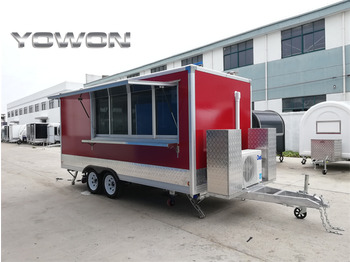 Uusi Myyntivaunu kuljetusta varten elintarvikkeet YOWON vintage model square food truck catering truck: kuva Uusi Myyntivaunu kuljetusta varten elintarvikkeet YOWON vintage model square food truck catering truck