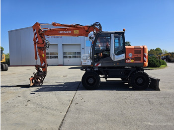 Pyöräalustainen kaivinkone HITACHI ZX145W