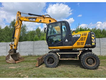 Pyöräalustainen kaivinkone JCB