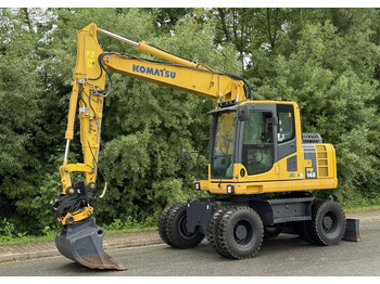 Pyöräalustainen kaivinkone KOMATSU PW148