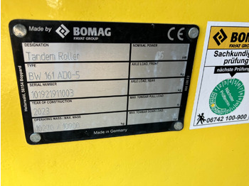 Uusi Tiejyrä BOMAG DE BW 161 ADO-5  STage V/Tier 4f: kuva Uusi Tiejyrä BOMAG DE BW 161 ADO-5  STage V/Tier 4f