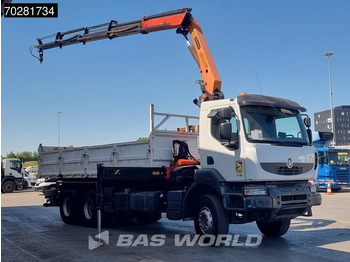 Kippiauto kuorma-auto, Nosturiauto Renault Kerax 370 6X4 Palfinger PK16502 Kran Crane Big-Axle Steel suspension Euro 4: kuva Kippiauto kuorma-auto, Nosturiauto Renault Kerax 370 6X4 Palfinger PK16502 Kran Crane Big-Axle Steel suspension Euro 4