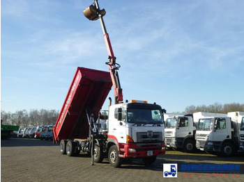 Leasing Hino FY1EUKA 8x4 tipper RHD + Palfinger E120L + grapple Hino FY1EUKA 8x4 tipper RHD + Palfinger E120L + grapple: kuva Leasing Hino FY1EUKA 8x4 tipper RHD + Palfinger E120L + grapple Hino FY1EUKA 8x4 tipper RHD + Palfinger E120L + grapple