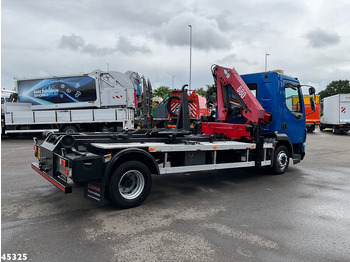 Koukkulava kuorma-auto, Nosturiauto DAF FA 45 LF 180 HMF 7 Tonmeter laadkraan: kuva Koukkulava kuorma-auto, Nosturiauto DAF FA 45 LF 180 HMF 7 Tonmeter laadkraan