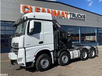 Nosturiauto Mercedes-Benz Arocs 3253 8x4 Hiab 105 Tonmeter laadkraan: kuva Nosturiauto Mercedes-Benz Arocs 3253 8x4 Hiab 105 Tonmeter laadkraan