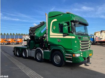 Nosturiauto Scania R 490 8x4 Euro 6 Effer 140 Tonmeter laadkraan + Fly-Jib Just 283.508 km: kuva Nosturiauto Scania R 490 8x4 Euro 6 Effer 140 Tonmeter laadkraan + Fly-Jib Just 283.508 km